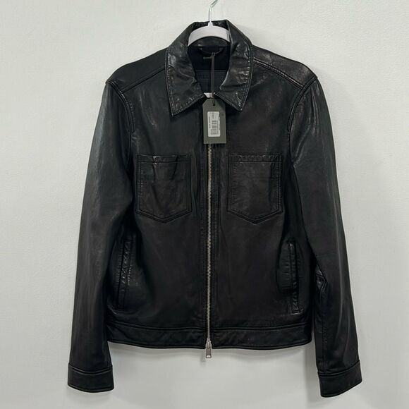 Allsaints Black Aloy Jacket NWT - Picture 1 of 8